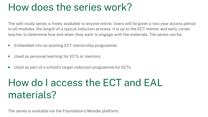 FREE! - EAL series for ECTs